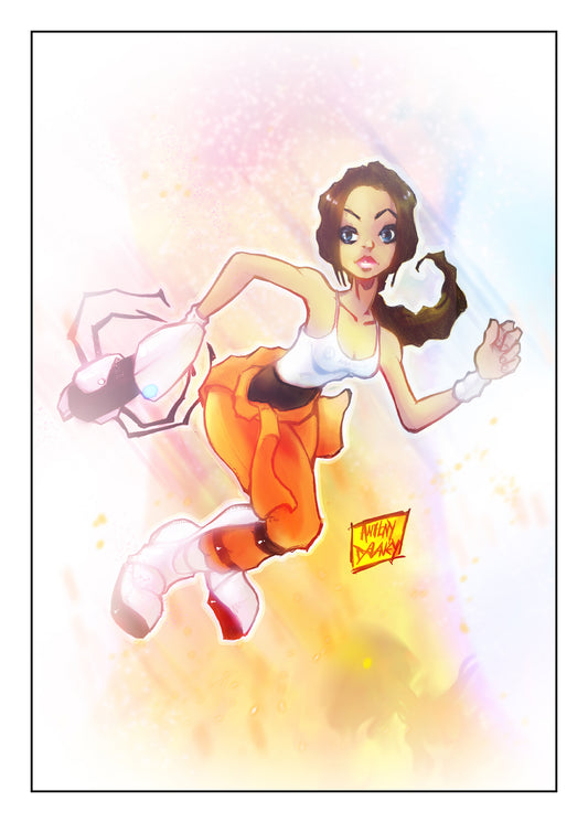 Chell Art Print