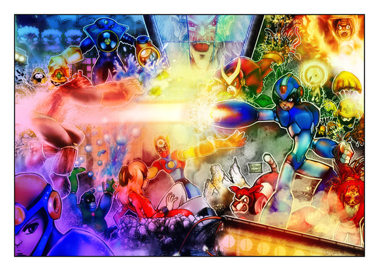 Mega Man Art Print
