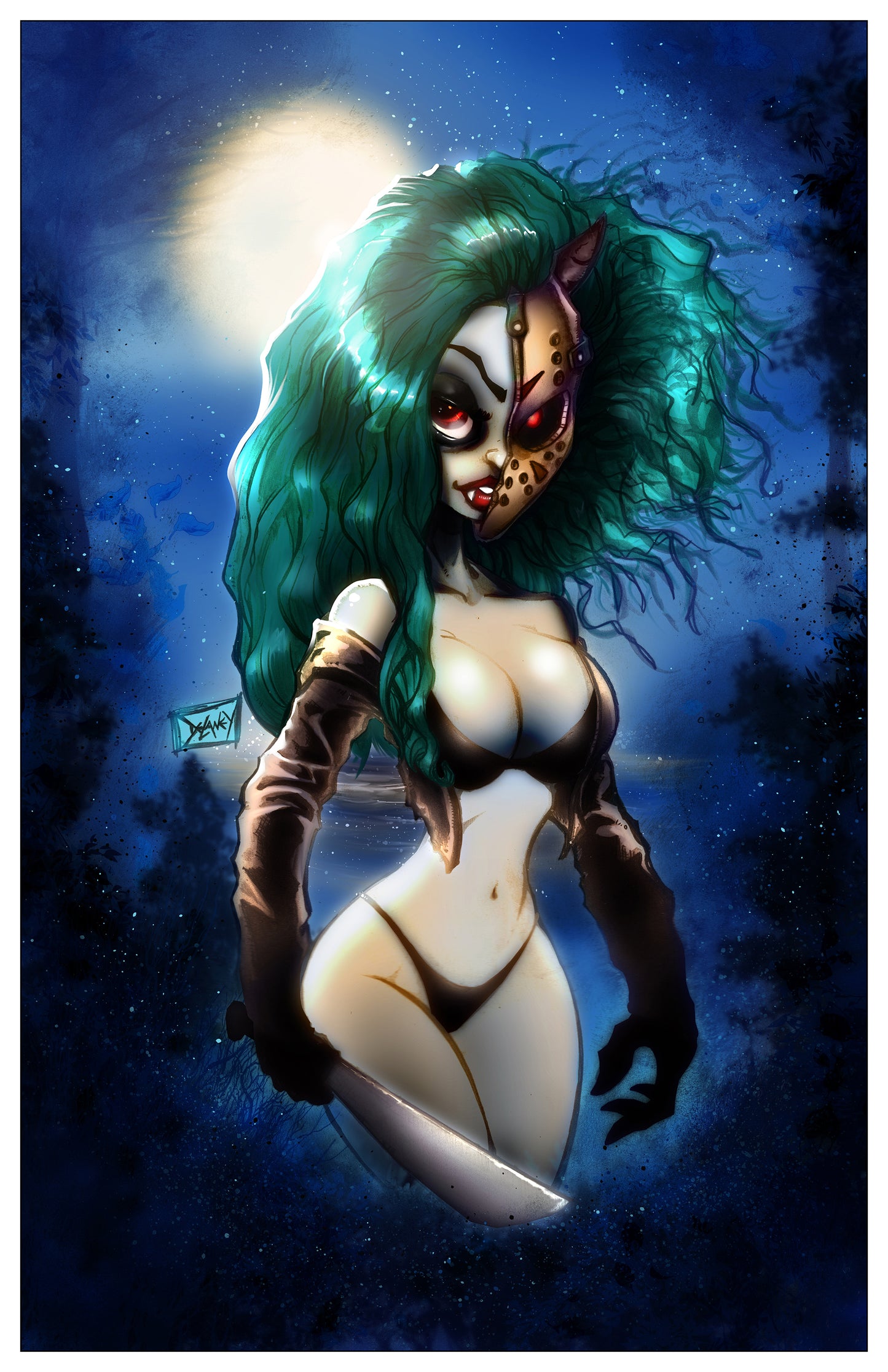 The Changeling Friday the 13th Cosplay Art Print