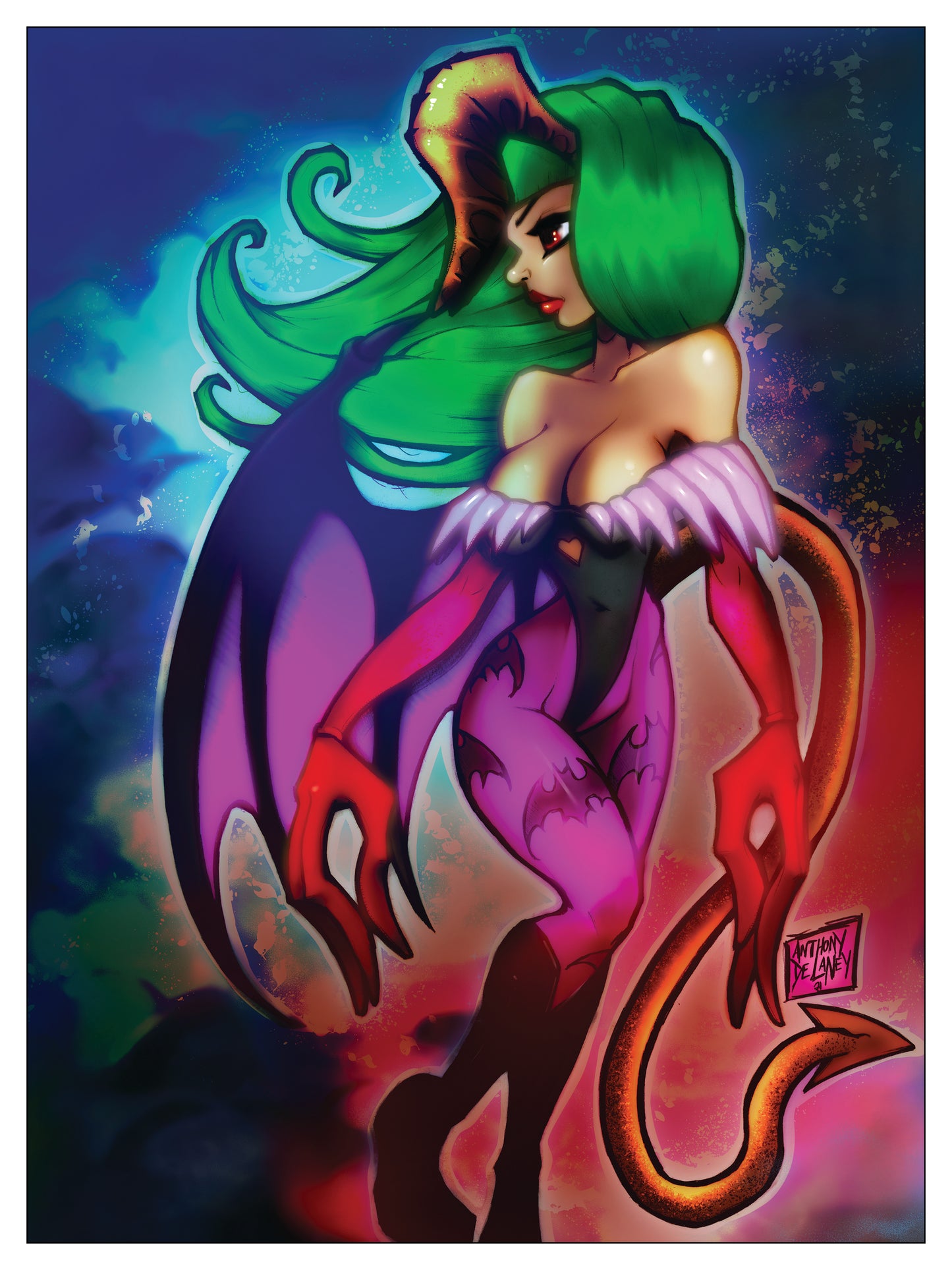 The Changeling Night Warrior Art Print