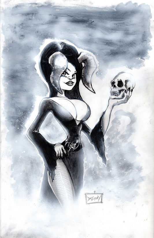 The Changeling Issue 1 Mistress of The Dark Cosplay 11x17 Original Lineart