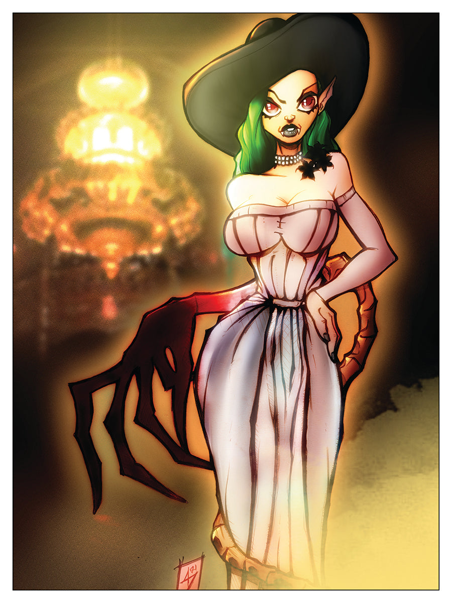 The Changeling Lady Demitrescu Cosplay Art Print