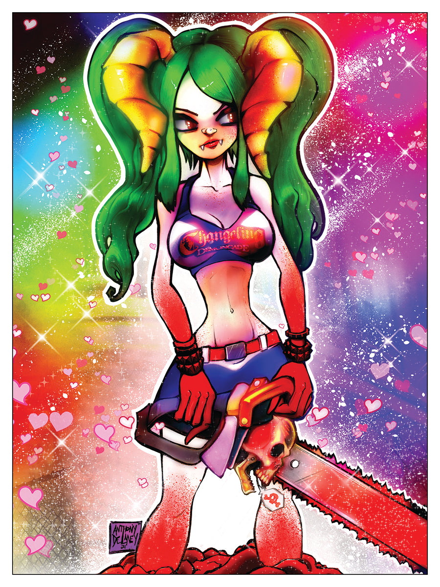 The Changeling Lollipop Changeling Sparkles Art Print