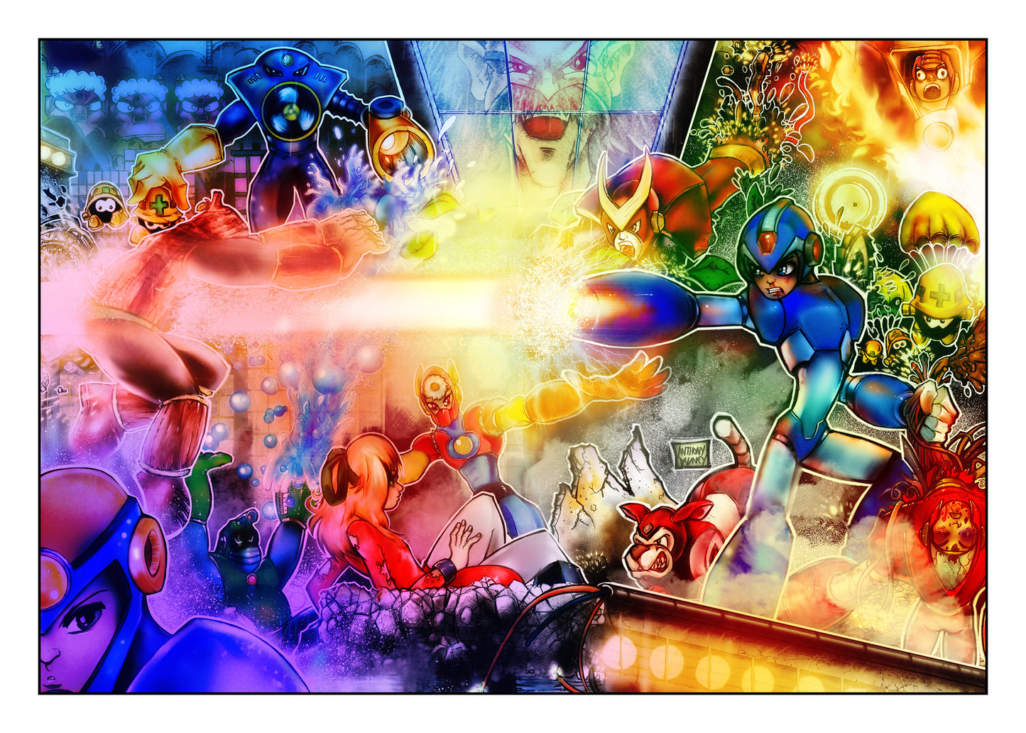 Mega Man Art Print