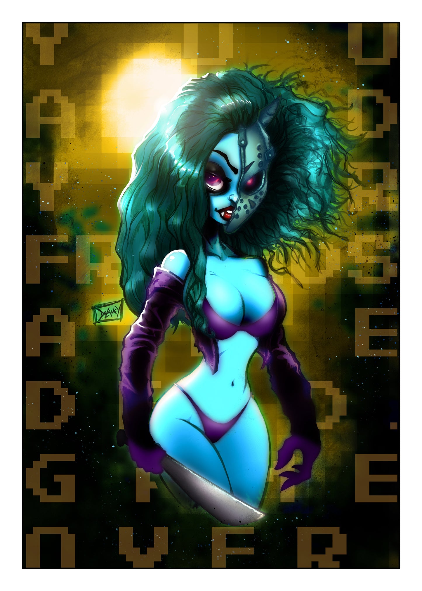 The Changeling Friday the 13th Cosplay Art Print