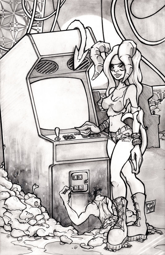 The Changeling Issue 7 Insert Coin Original Lineart