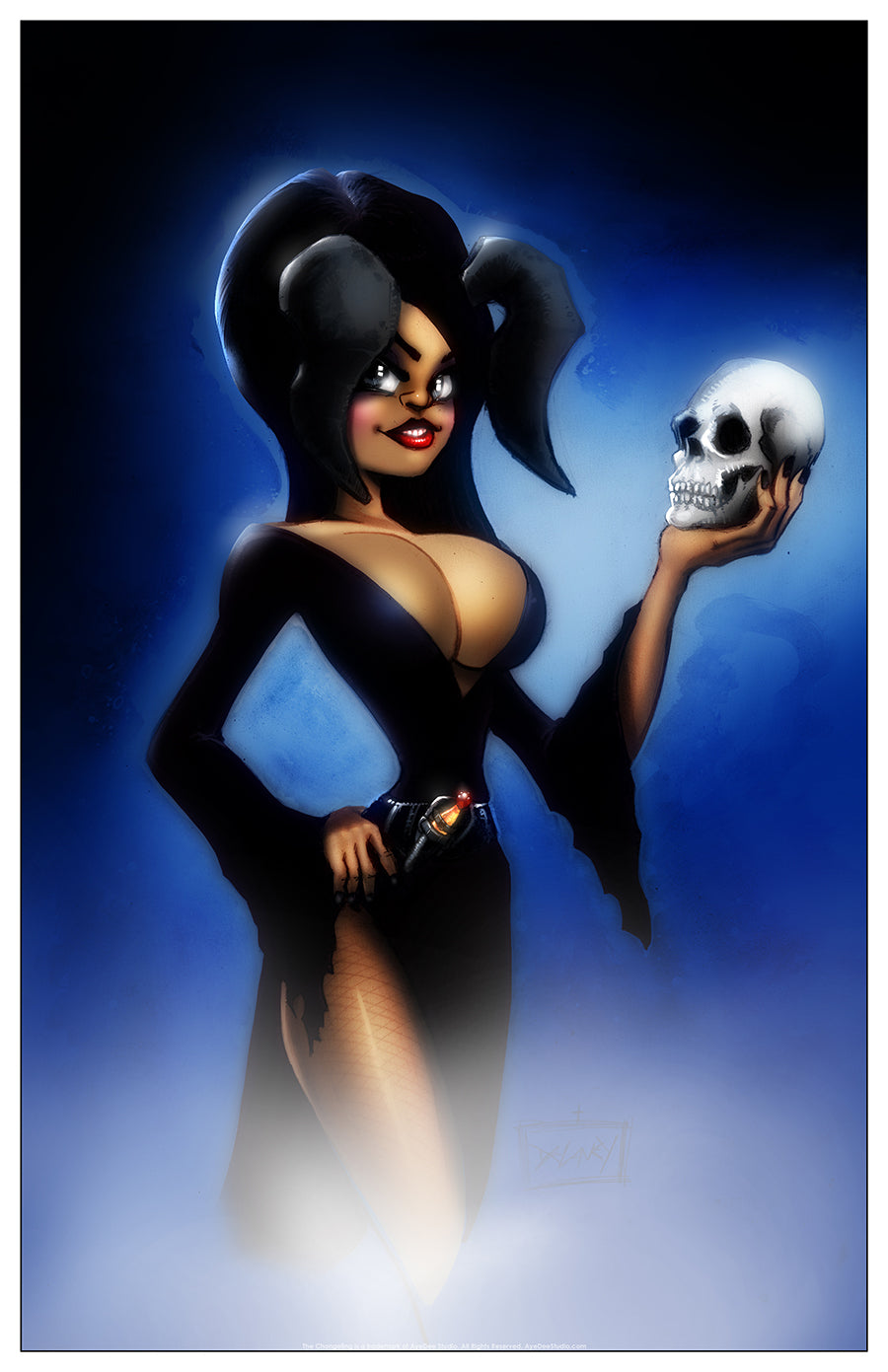 The Changeling Mistress of The Dark Cosplay Art Print