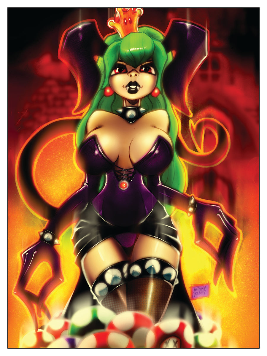 The Changeling Bowsette Cosplay Art Print