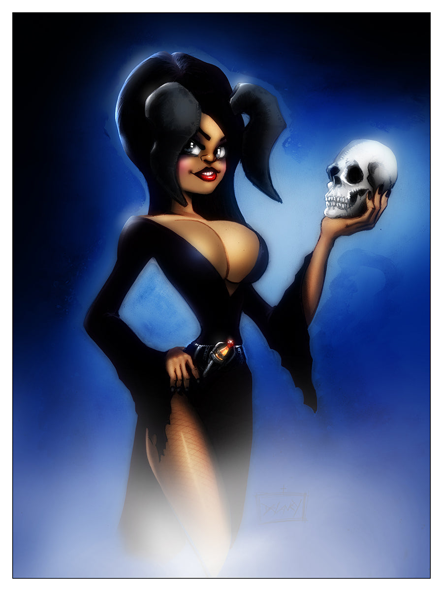 The Changeling Mistress of The Dark Cosplay Art Print