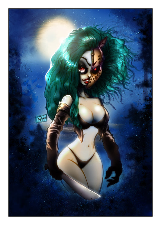 The Changeling Friday the 13th Cosplay Art Print