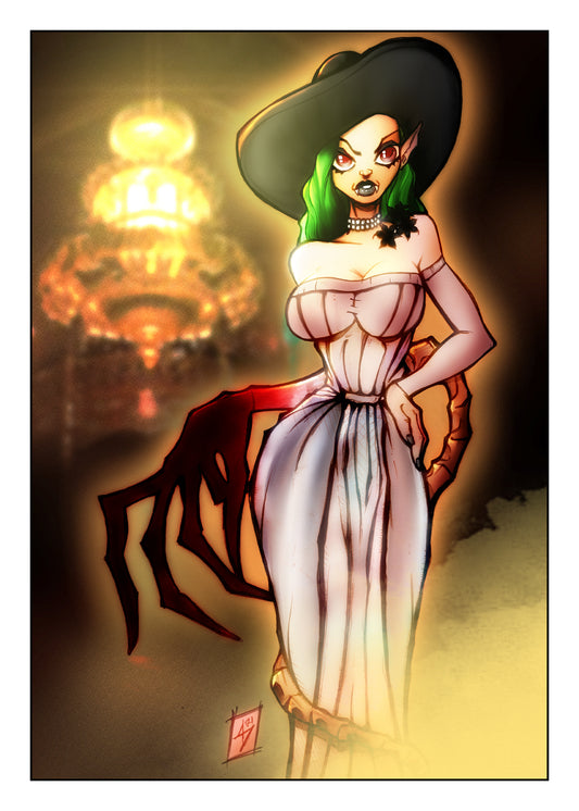 The Changeling Lady Demitrescu Cosplay Art Print