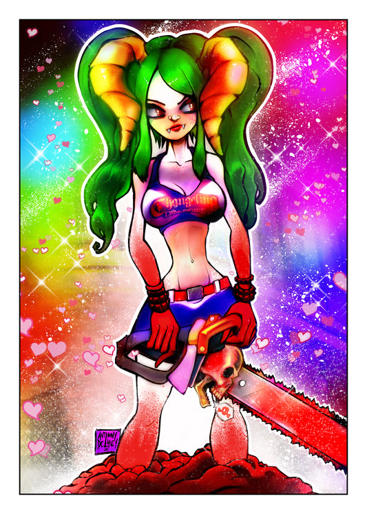 The Changeling Lollipop Changeling Sparkles Art Print