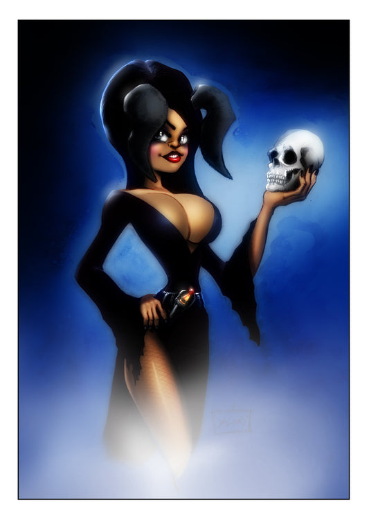 The Changeling Mistress of The Dark Cosplay Art Print
